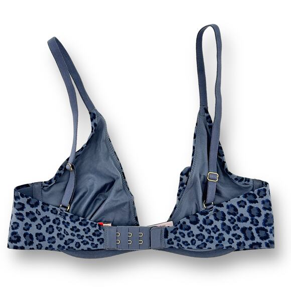 Incredible By Victoria's Secret Underwire Bra Size 32C Gray Leopard Print - Picture 3 of 4